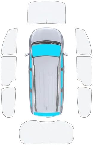 KMF 8pcs Thicken Sun Shades for Chrysler Pacifica 2017-2025 2026 Accessories by KMF