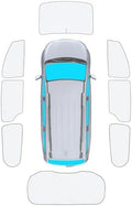 KMF 8pcs Thicken Sun Shades for Chrysler Pacifica 2017-2025 2026 Accessories by KMF