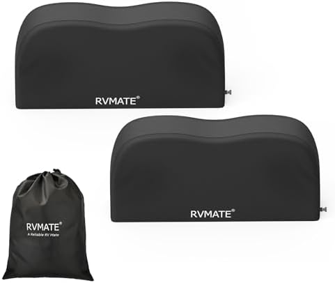 RVMATE RV Tire Covers, Dual Axle Wheel Cover Fits 24"-27" Dia. Tires, 2 Pack by RVMATE