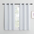 NICETOWN Greyish White Blackout Curtains by NICETOWN