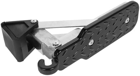Adjustable Folding Car Door Step, 7-Level Aluminum Alloy Pedal by Unknown