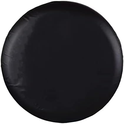 Black Spare Tire Cover, Waterproof PVC Leather by JaykeJoy