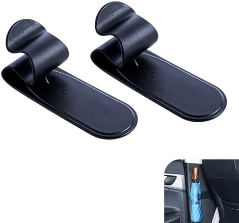 2 PCS Car Umbrella Holder Hooks, Self-Adhesive No Drilling Storage Organizer by Unknown