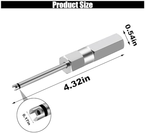 GLSOWEE Valve Core Removal Tool, No Scratch Valve Stem Removal Tool Tire Valve - Image 2