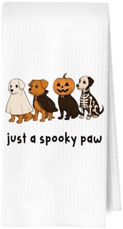 Halloween Dog Kitchen Towels by Unknown