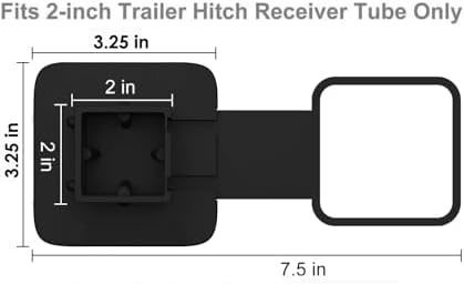 2 Inch Tow Hitch Cover Plug - Image 3