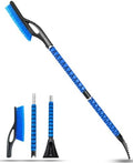 42.5 Inch Blue Snow Brush and Ice Scraper by Auccutro