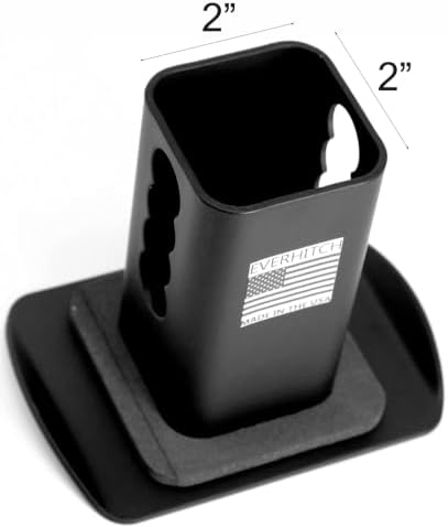 2" American Black Flag Stainless Steel Hitch Cover - Image 2