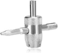 DXNQ 4-Way Valve Core Tool Tire Valve Tools, 4-in-1 Tyre Valve Core Tool Tire by DXNQ