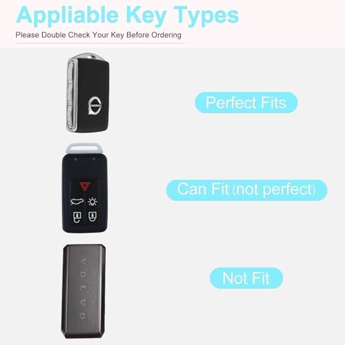 for Volvo Key Fob Cover with Keychain, Polestar 1, Polestar 2 Bling Car - Image 3