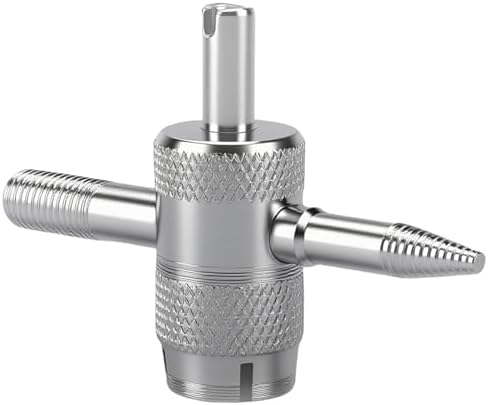 vvag 4-Way Valve Stem Core Removal Tool, Tire Valve Core Removal Tool, by vvag