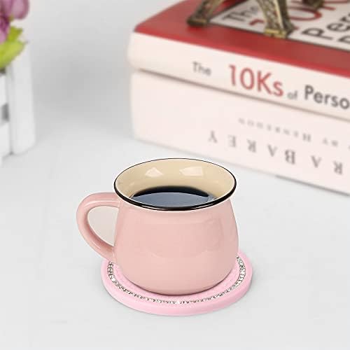 2 Pack Bling Car Cup Coasters Universal, 2.75 Inch Silicone Anti Slip Cup - Image 3