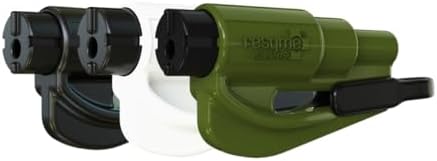 resqme The Original Emergency Keychain Car Escape Tool, 2-in-1 Seatbelt Cutter by resqmeInc