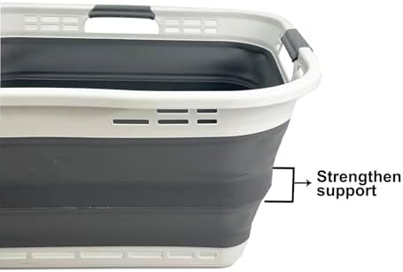 SAMMART 42L Collapsible Plastic Storage Basket - Image 4