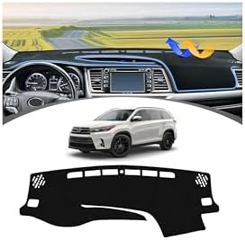 FIILINES Dash Cover for 2014-2019 Toyota Highlander, Dashboard Mat Exact Fit by FIILINESBuyNow