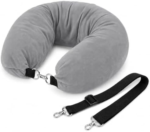 Stuffable Neck Pillow for Travel, Packable Neck Pillow by NK+HealthCare