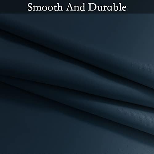 SimpleHome Ombre Curtains Navy Blue to Grey White - Image 7