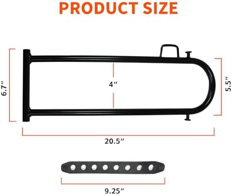 MaxxHaul 50885 4-Inch Wide Bike Cradles Replacement - Image 2