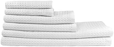 GILDEN TREE Waffle Towel Set Quick Dry Thin | 2 Bath Towels | 2 Hand Towels | 2 by GildenTree