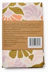 Wildflowers Microfiber Kitchen Towels | Light Pink, and Scratch-Free Dish Towel - Image 2