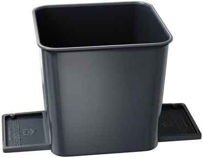 Car Trash Can for Vehicles Leakproof Compact Garbage Bin w/Stability Flap - Image 2