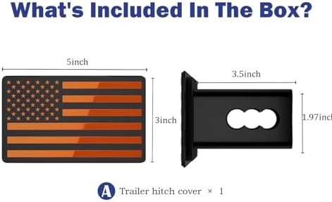 2 Inch Trailer Hitch Cover - Image 6