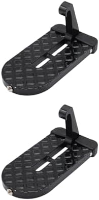 2 Pack Car Door Step with Glass Breaker Safety Hammer & Roof Rack Access by Swpato