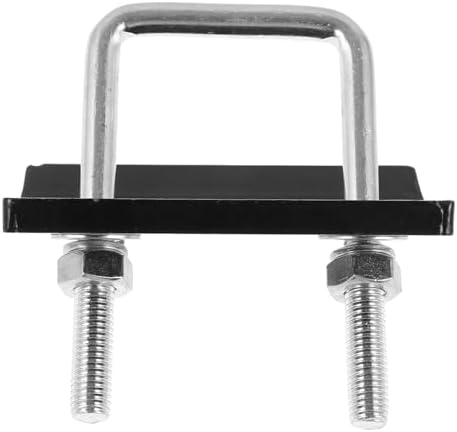 Trailer Hitch Clamp Tightener Steel Black Extra Security Stabilizer by NUOBESTY