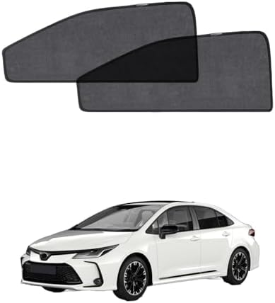 Car Window Shade for Toyota Corolla 2019-2024, 2 Pack UV & Glare Protection by Unknown