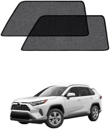 Car Window Shade for Toyota RAV4 2019-Now, 2 Pack UV & Glare Protection by Unknown