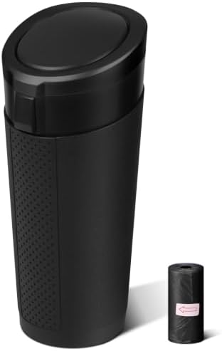 Car Trash Can Bin with Lid by Unknown