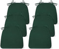 IASEAHK Chair Cushions for Dining Chairs Set of 6, Non Slip Kitchen Chair Pads by IASEAHK