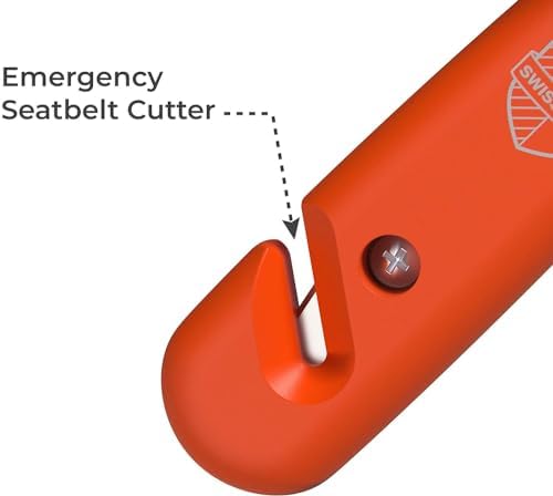 Swiss Safe Car Safety Hammer Window Breaker Tool - Image 3