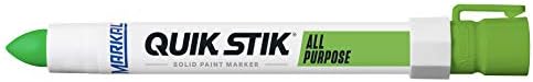 Markal 61042 Quik Stik All Purpose Solid Paint Marker, Fluorescent Green - Image 2