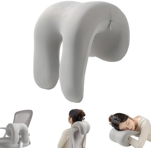 SheRest Office Chair Neck Pillow, Memory Foam Ergonomic Nap Pillow Office Chair by SheRest