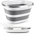 10L Collapsible Bucket with Handle, Foldable Ice Bucket Car Wash Buckets by BIDFUL