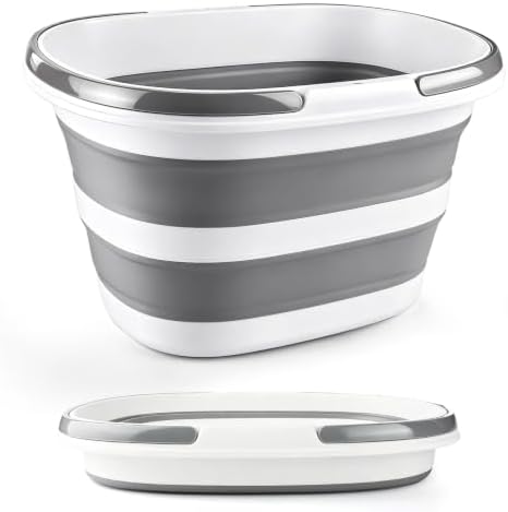 Collapsible Mop Bucket with Handle by BIDFUL