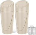 Car Trash Can, 2 Packs Mini Car Garbage Can Cup Holder by Kincown