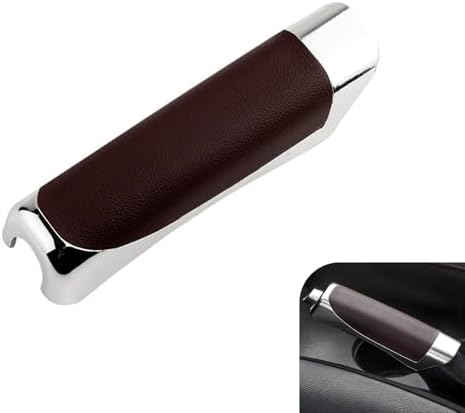 Car Handbrake Cover, ABS Anti-scratch Electroplating Decor Protective Cover by Unknown