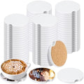 80 Pcs Sublimation Coasters Blanks Ceramic Car Coasters 2.6 Inch by Guiqulai