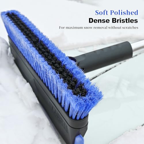 HEEYA 56 Inch Long Handle Snow Brush and Scraper - Image 6