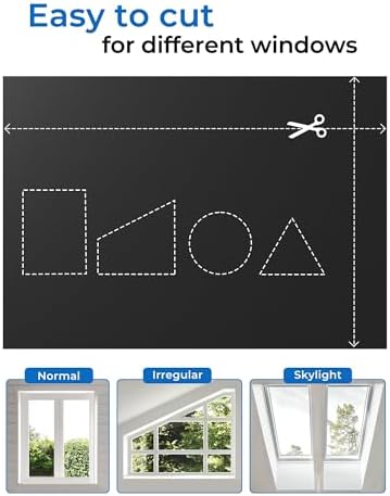 Sumobaby Blackout Curtains for Bedroom Portable 48"x84", No Drill Blackout - Image 4