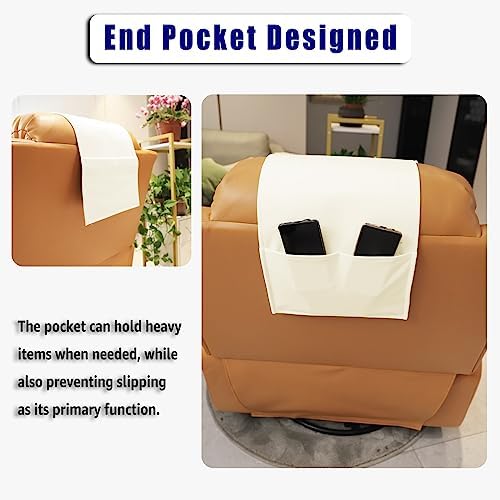 Velvet Recliner Headrest Pillow, Non-Slip Neck Support - Image 6