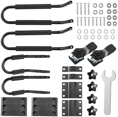 J-Bar Kayak Carrier Roof Rack, Universal Car Top Mount, 220 lbs Load Capacity - Image 3