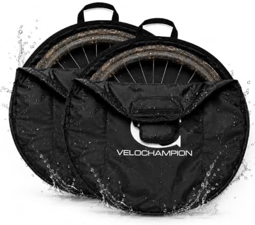 VeloChampion Waterproof Nylon Bike Wheel Bag, Small 16-24", 2 Pack by VELOCHAMPION