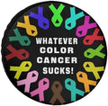 Generic Whatever Color Cancer Sucks Tire Covers, Dust-Proof Weatherproof Wheel by Unknown