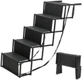 Foldable Dog Stairs for Large Dogs, 5-Step Wide Pet Ramp for Vehicle Trunk by Unknown