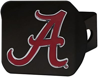 University of Alabama NCAA Black Metal Hitch Cover by FANMATS by FANMATS