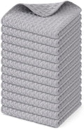 Homaxy Microfiber Waffle Weave Kitchen Dish Cloths, 12 Pack by Homaxy