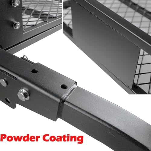 Fouwick 60"x 20"x 6" Folding Trailer Hitch Mount Cargo Carrier, 500LBS Capacity - Image 3